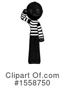 Black Design Mascot Clipart #1558750 by Leo Blanchette