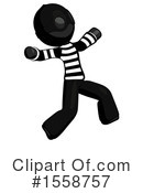 Black Design Mascot Clipart #1558757 by Leo Blanchette