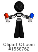 Black Design Mascot Clipart #1558762 by Leo Blanchette