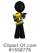 Black Design Mascot Clipart #1558776 by Leo Blanchette