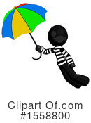 Black Design Mascot Clipart #1558800 by Leo Blanchette