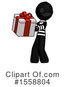 Black Design Mascot Clipart #1558804 by Leo Blanchette