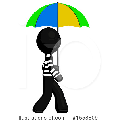 Royalty-Free (RF) Black Design Mascot Clipart Illustration by Leo Blanchette - Stock Sample #1558809