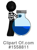 Black Design Mascot Clipart #1558811 by Leo Blanchette