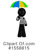 Black Design Mascot Clipart #1558815 by Leo Blanchette
