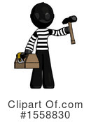 Black Design Mascot Clipart #1558830 by Leo Blanchette
