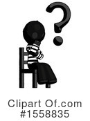Black Design Mascot Clipart #1558835 by Leo Blanchette