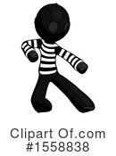 Black Design Mascot Clipart #1558838 by Leo Blanchette