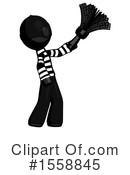 Black Design Mascot Clipart #1558845 by Leo Blanchette
