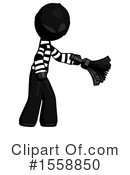 Black Design Mascot Clipart #1558850 by Leo Blanchette