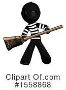 Black Design Mascot Clipart #1558868 by Leo Blanchette