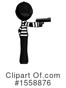 Black Design Mascot Clipart #1558876 by Leo Blanchette