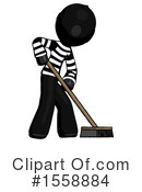 Black Design Mascot Clipart #1558884 by Leo Blanchette