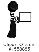 Black Design Mascot Clipart #1558885 by Leo Blanchette