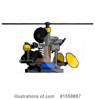 Royalty-Free (RF) Black Design Mascot Clipart Illustration by Leo Blanchette - Stock Sample #1558887