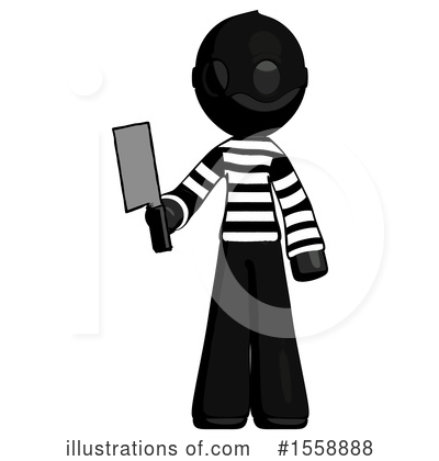 Royalty-Free (RF) Black Design Mascot Clipart Illustration by Leo Blanchette - Stock Sample #1558888