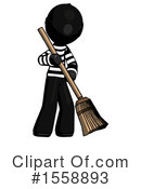 Black Design Mascot Clipart #1558893 by Leo Blanchette