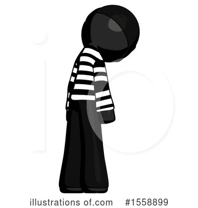Royalty-Free (RF) Black Design Mascot Clipart Illustration by Leo Blanchette - Stock Sample #1558899