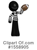 Black Design Mascot Clipart #1558905 by Leo Blanchette