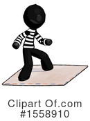 Black Design Mascot Clipart #1558910 by Leo Blanchette