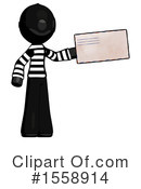 Black Design Mascot Clipart #1558914 by Leo Blanchette