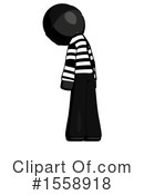 Black Design Mascot Clipart #1558918 by Leo Blanchette