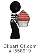 Black Design Mascot Clipart #1558919 by Leo Blanchette