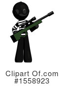 Black Design Mascot Clipart #1558923 by Leo Blanchette
