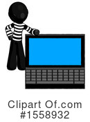 Black Design Mascot Clipart #1558932 by Leo Blanchette