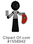 Black Design Mascot Clipart #1558942 by Leo Blanchette