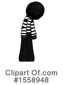 Black Design Mascot Clipart #1558948 by Leo Blanchette