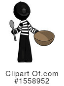 Black Design Mascot Clipart #1558952 by Leo Blanchette