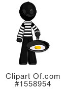Black Design Mascot Clipart #1558954 by Leo Blanchette