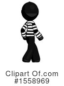 Black Design Mascot Clipart #1558969 by Leo Blanchette
