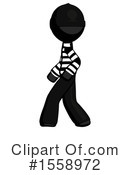 Black Design Mascot Clipart #1558972 by Leo Blanchette