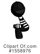 Black Design Mascot Clipart #1558976 by Leo Blanchette