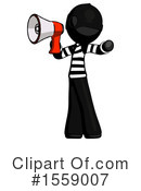 Black Design Mascot Clipart #1559007 by Leo Blanchette