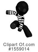 Black Design Mascot Clipart #1559014 by Leo Blanchette