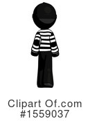 Black Design Mascot Clipart #1559037 by Leo Blanchette