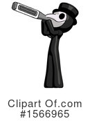 Black Design Mascot Clipart #1566965 by Leo Blanchette