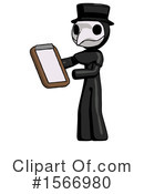 Black Design Mascot Clipart #1566980 by Leo Blanchette