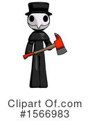 Black Design Mascot Clipart #1566983 by Leo Blanchette
