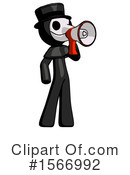 Black Design Mascot Clipart #1566992 by Leo Blanchette