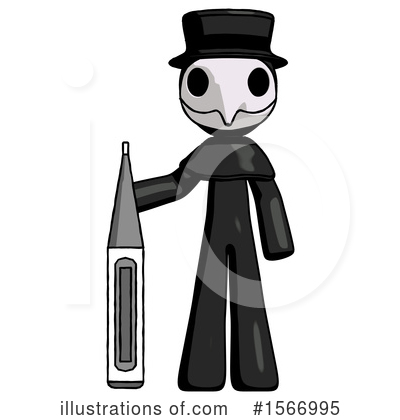 Royalty-Free (RF) Black Design Mascot Clipart Illustration by Leo Blanchette - Stock Sample #1566995