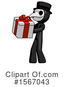 Black Design Mascot Clipart #1567043 by Leo Blanchette