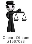 Black Design Mascot Clipart #1567083 by Leo Blanchette