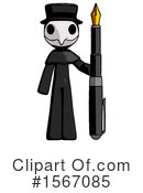 Black Design Mascot Clipart #1567085 by Leo Blanchette