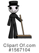 Black Design Mascot Clipart #1567104 by Leo Blanchette