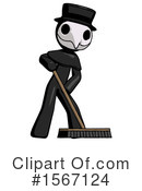 Black Design Mascot Clipart #1567124 by Leo Blanchette