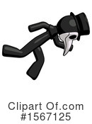 Black Design Mascot Clipart #1567125 by Leo Blanchette